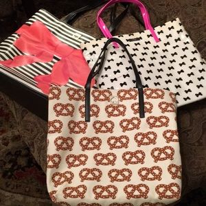 Kate Spade 3 tote lot
